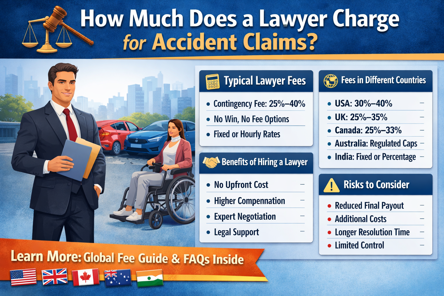 How Much Does a Lawyer Charge for Accident Claims